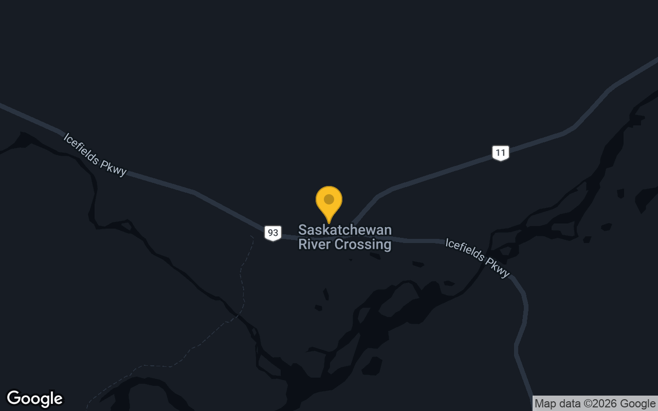 Map of bar trivia spots in Lake Louise, AB