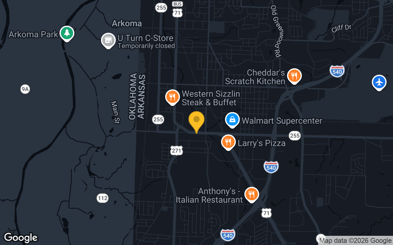 Map of bar trivia spots in Fort Smith, AR