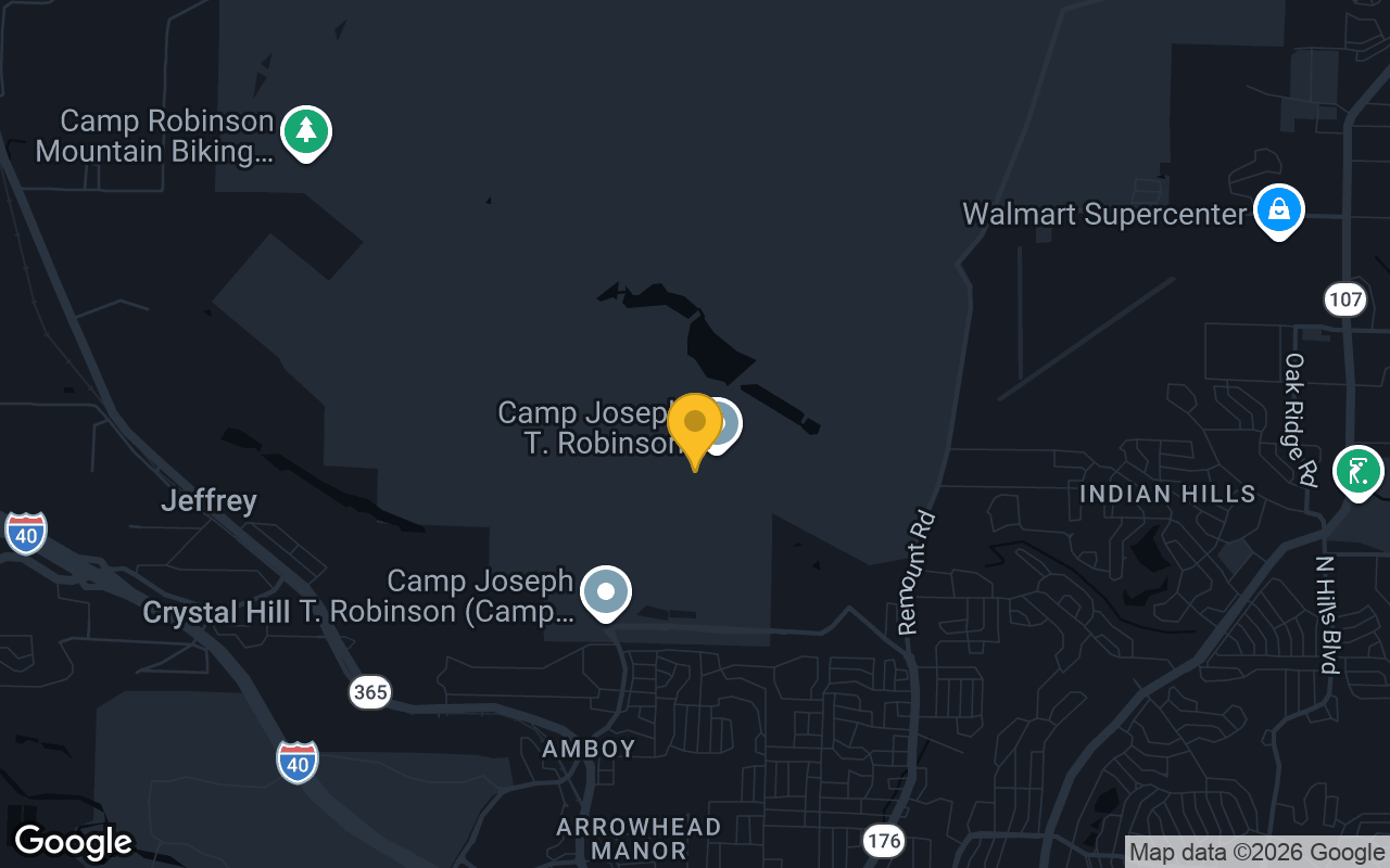 Map of bar trivia spots in North LIttle ROck, AR