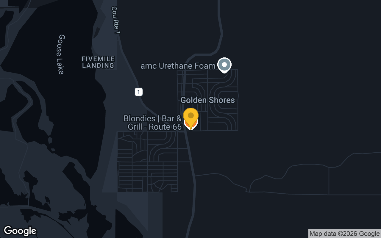 Map of bar trivia spots in Topock, AZ