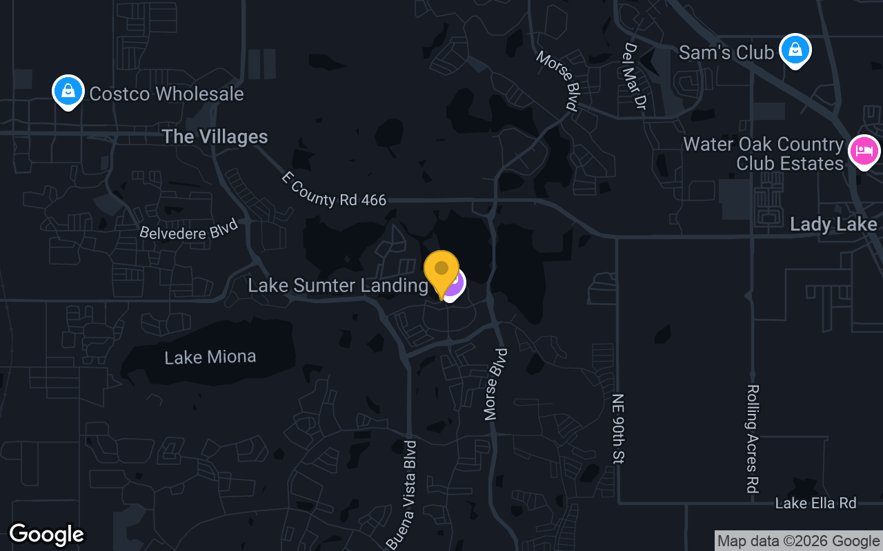 Map of bar trivia spots in Lady Lake, FL