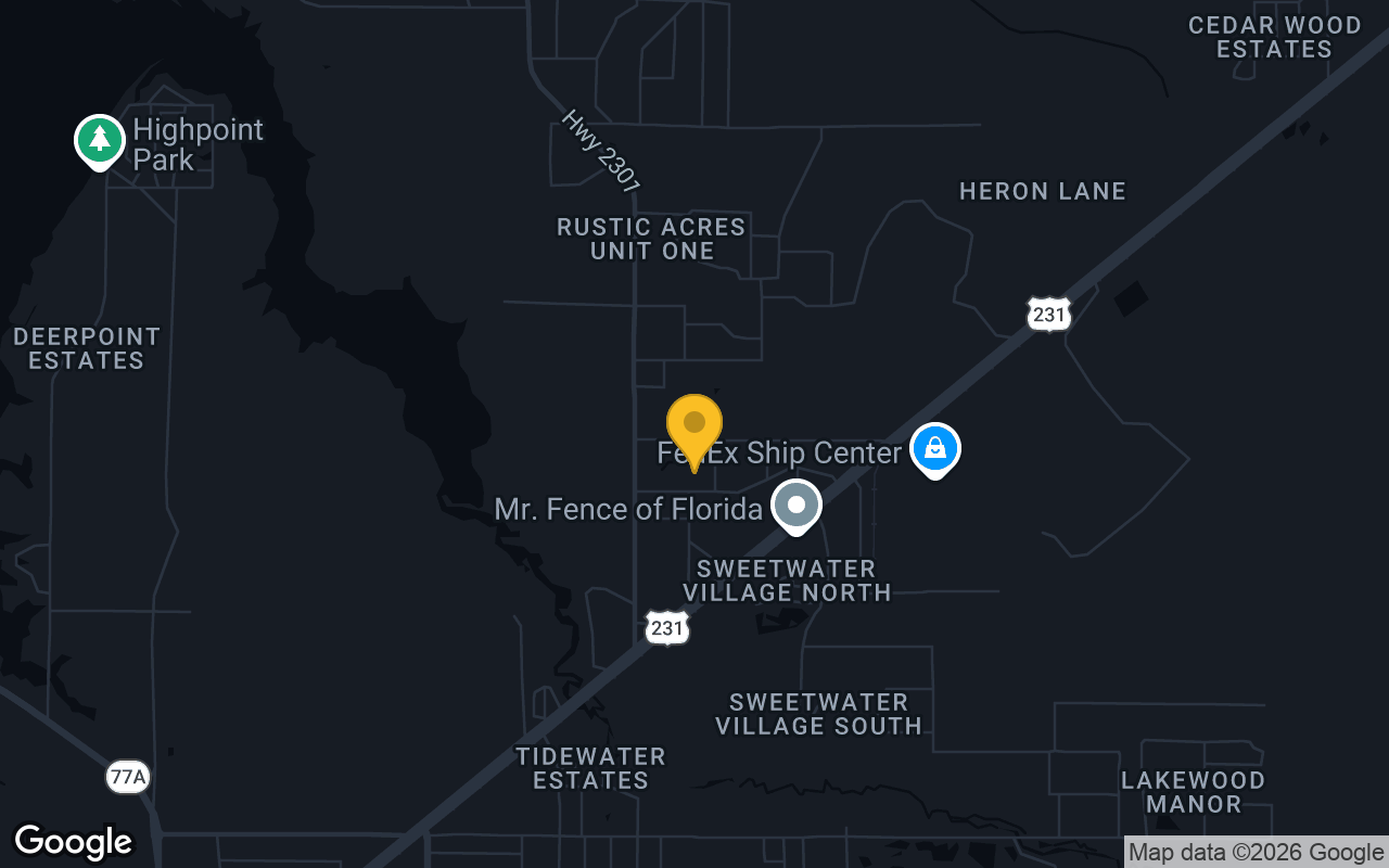 Map of bar trivia spots in Panama City, FL