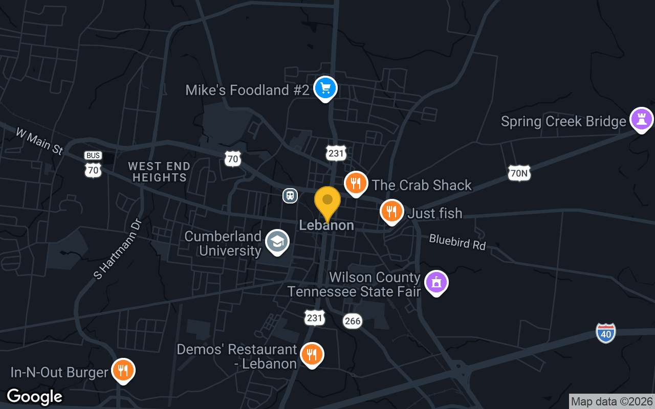 Map of bar trivia spots in Decatur, GA