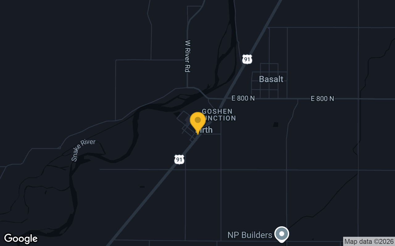 Map of bar trivia spots in Firth, ID