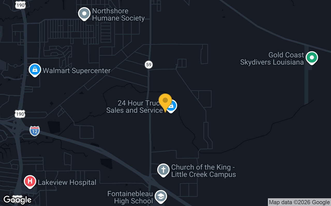 Map of bar trivia spots in Mandeville, LA
