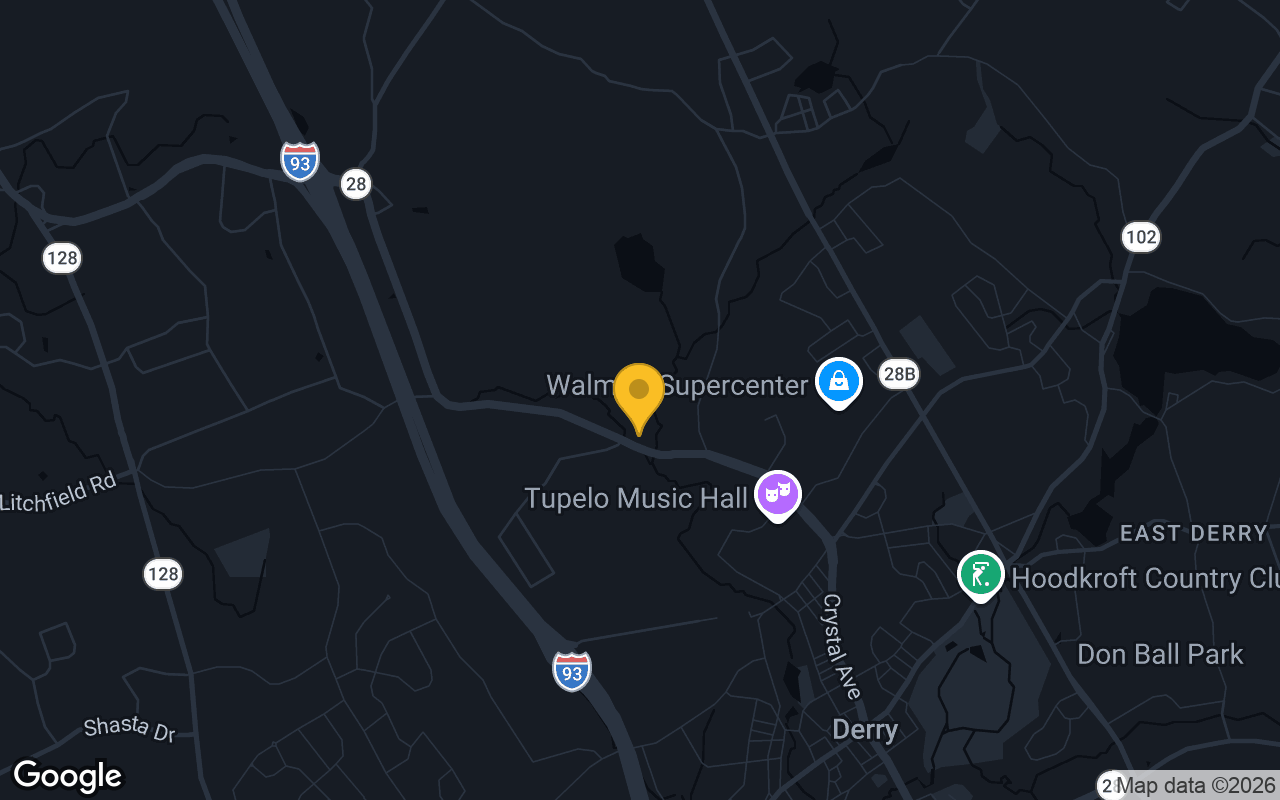 Map of bar trivia spots in Londonderry, NH