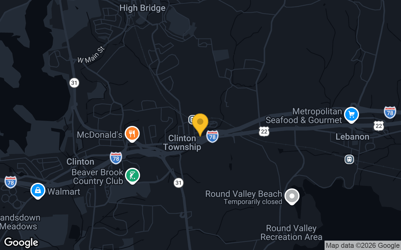 Map of bar trivia spots in Annandale, NJ