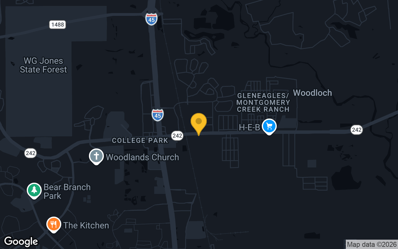 Map of bar trivia spots in Conroe, TX