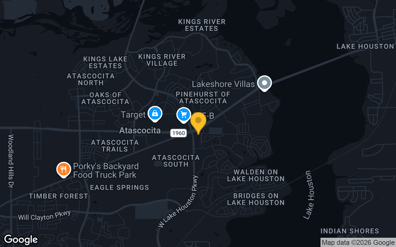 Map of bar trivia spots in Humble, TX