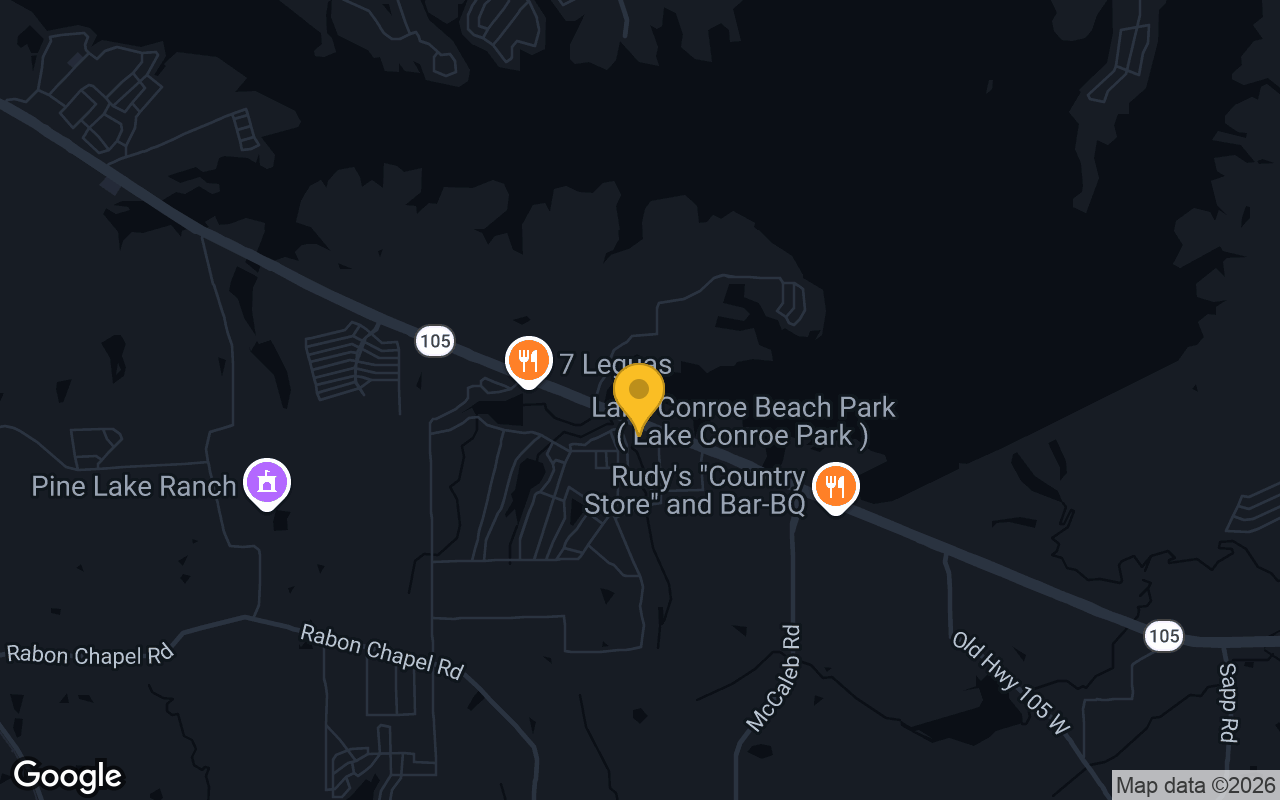Map of bar trivia spots in Montgomer, TX