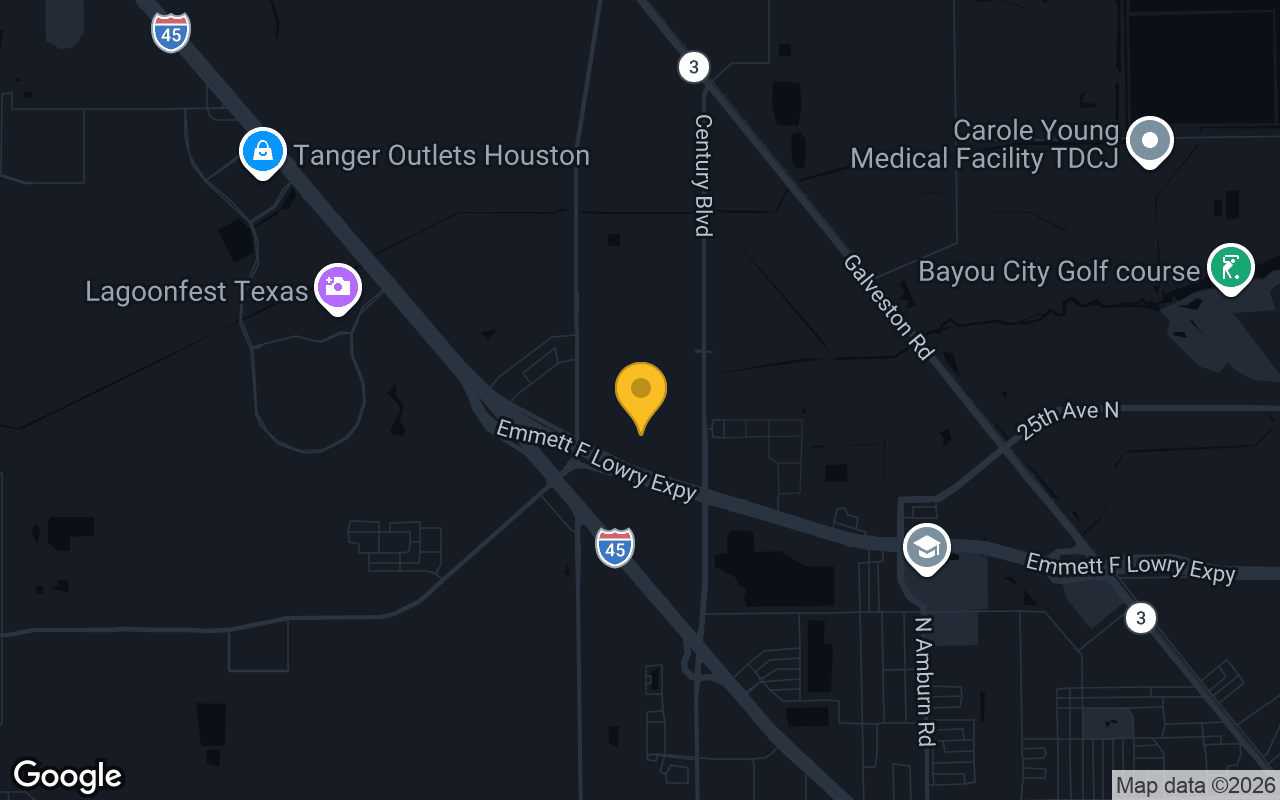 Map of bar trivia spots in Texas City, TX