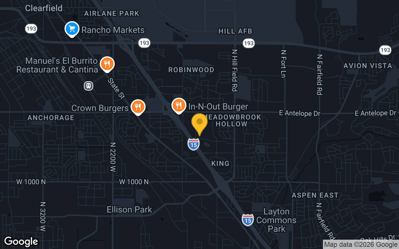 Map of bar trivia spots in Layton, UT