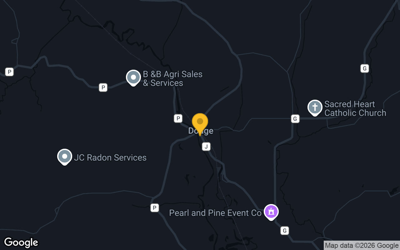 Map of bar trivia spots in Dodge, WI