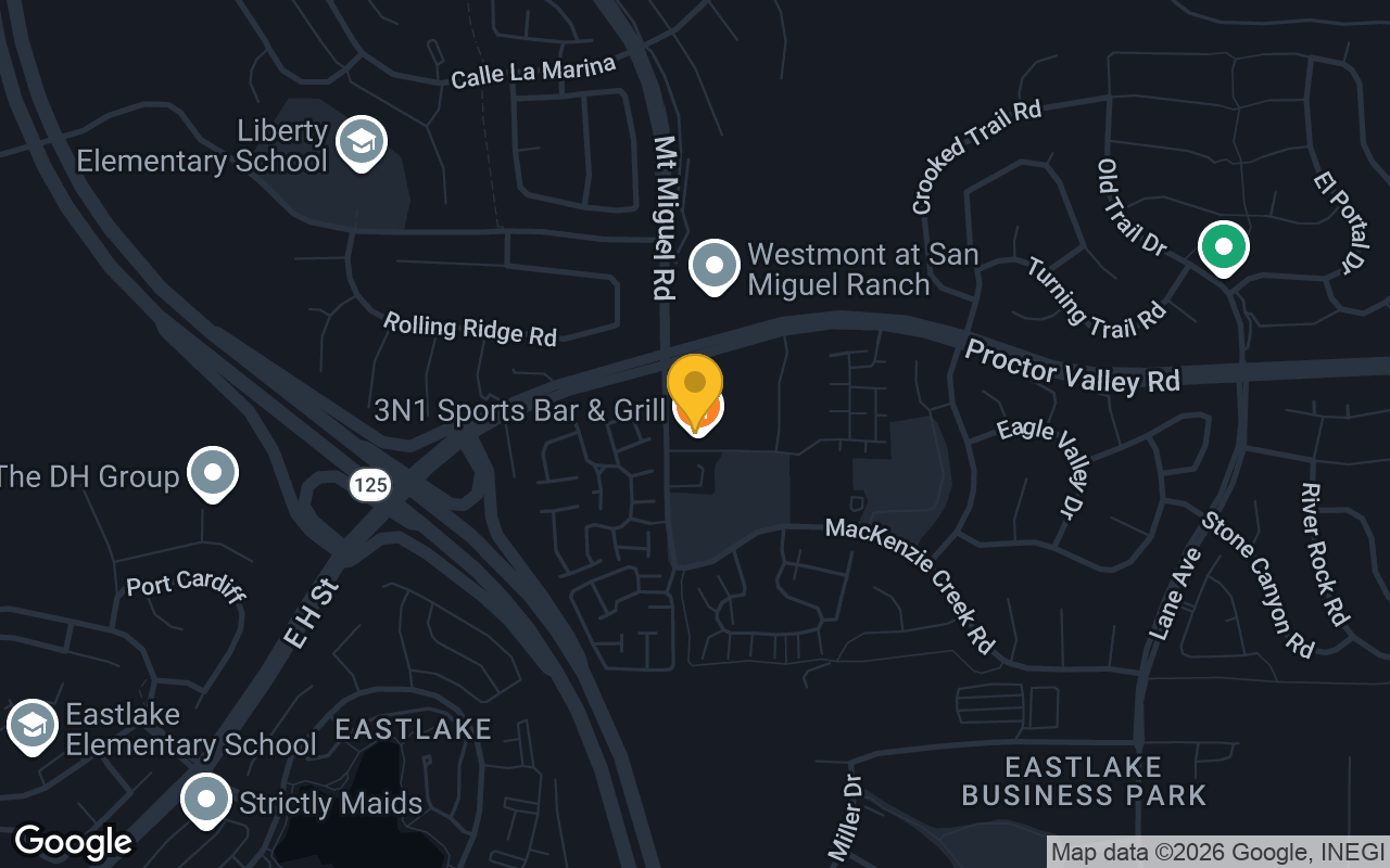 Map of 3N1 Sports Bar & Grill