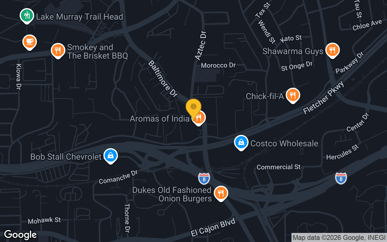Map of Alibi La Mesa
