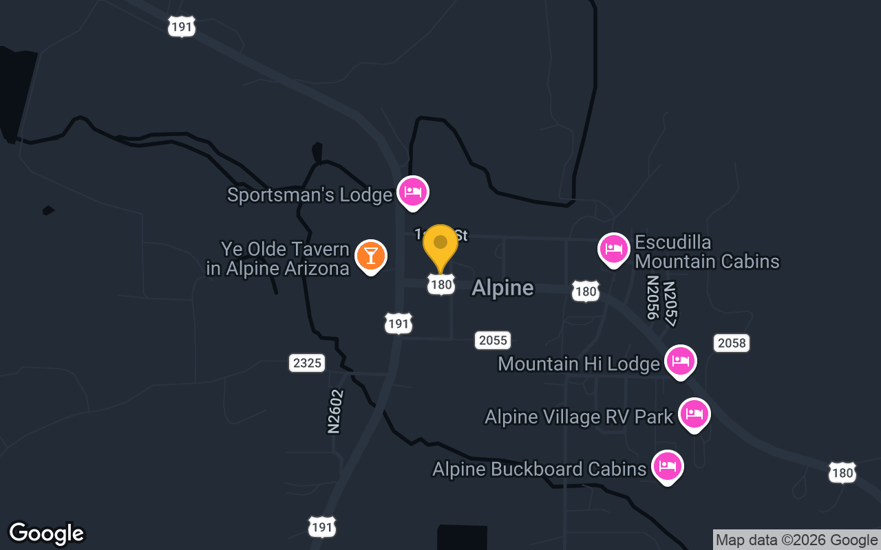 Map of Alpine Grill