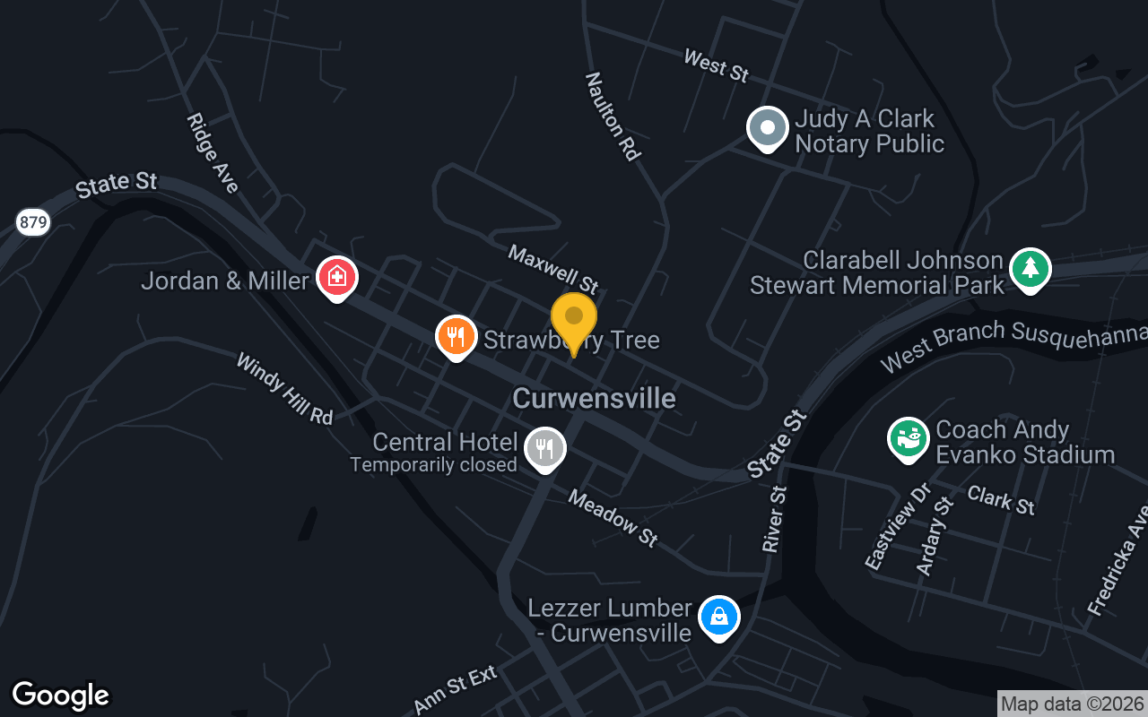 Map of American Legion Post 505
