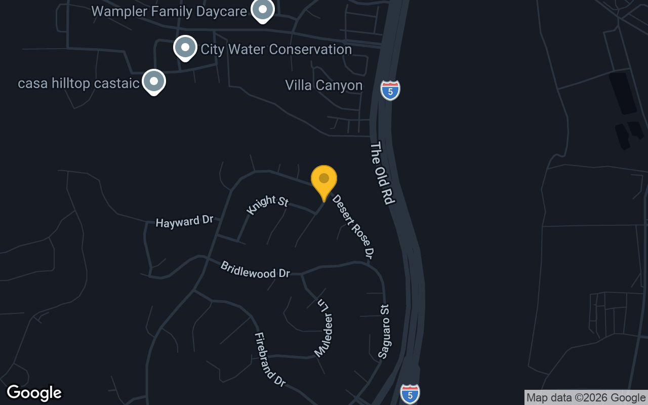 Map of Anderson