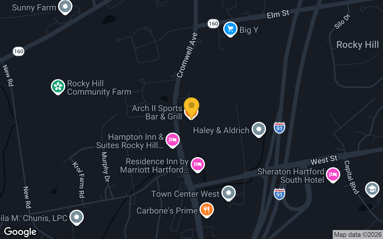 Map of Arch II Bar and Grill