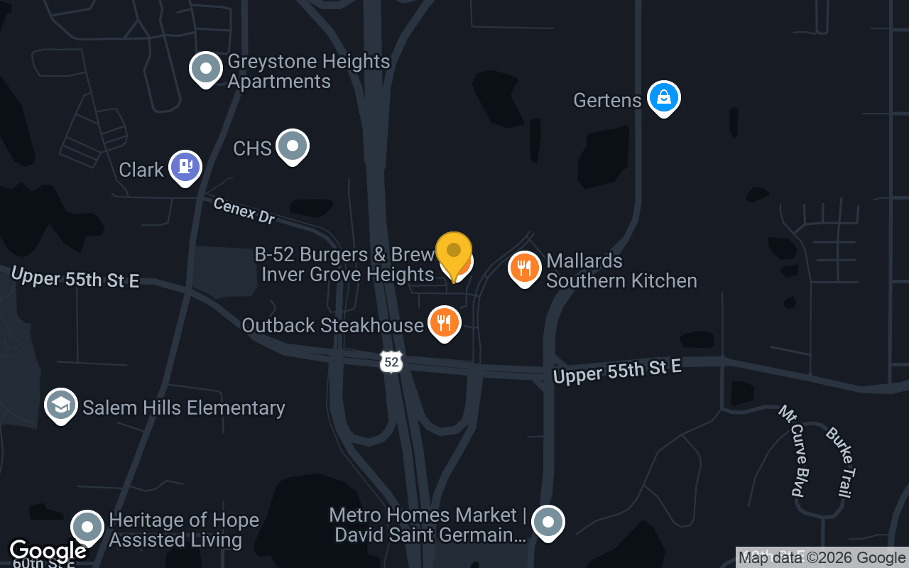 Map of B-52 Burger and Brew
