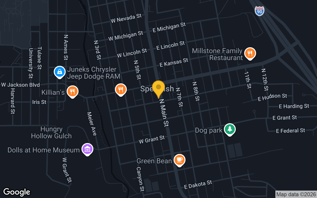 Map of B and B Lounge