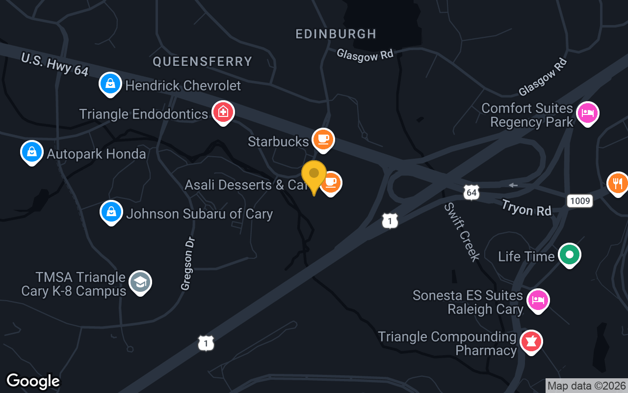 Map of The Hangout Bar and Grill