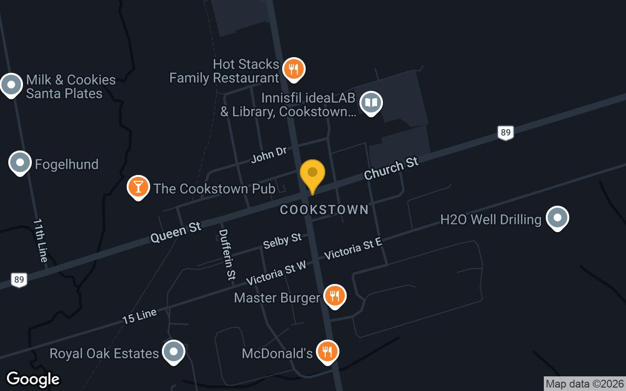 Map of Backroads Bar & Grill