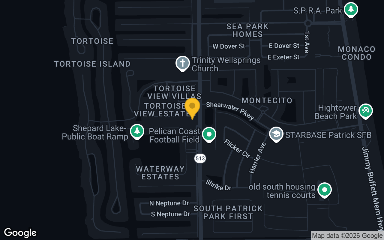 Map of Beef 'O' Brady's Satellite Beach