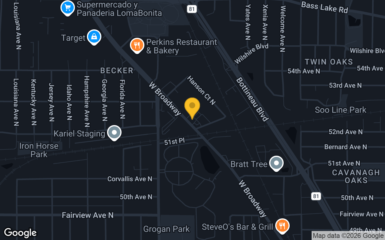 Map of Big Louie's