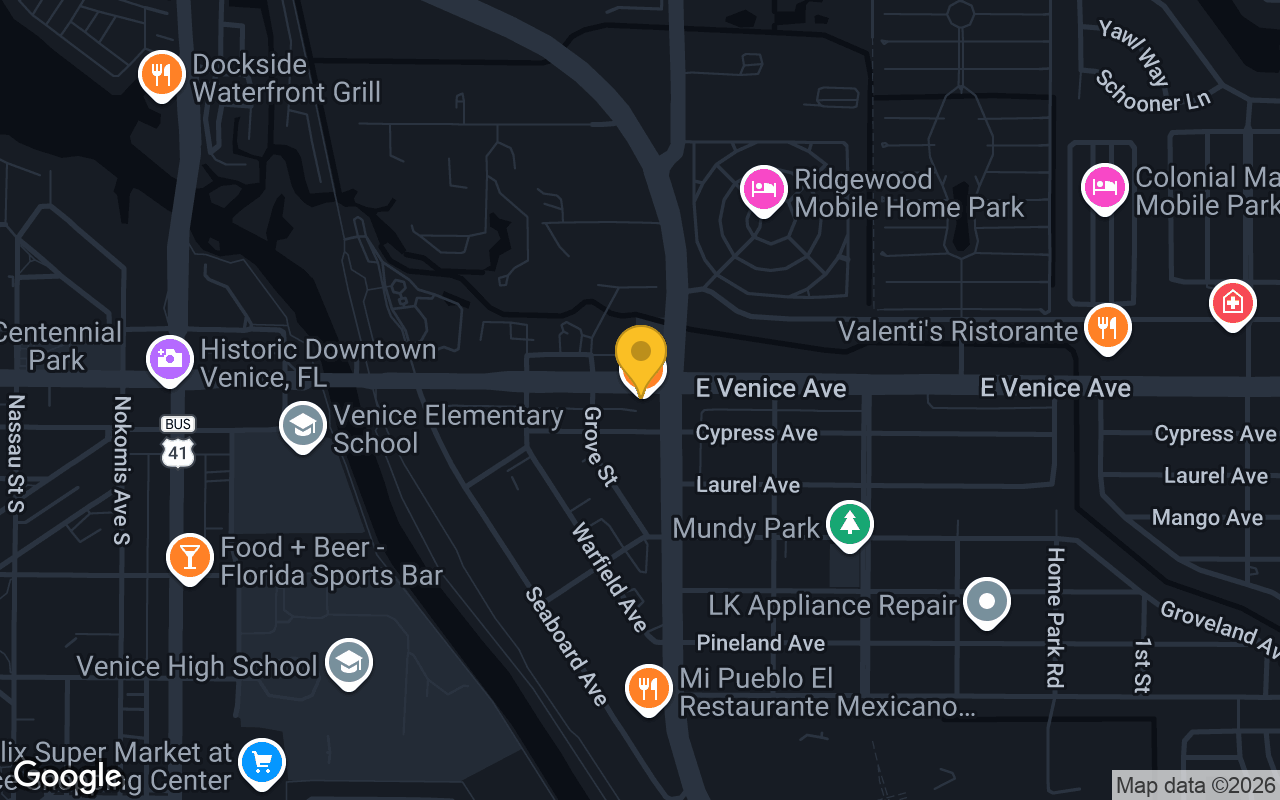 Map of Bogey's of Venice