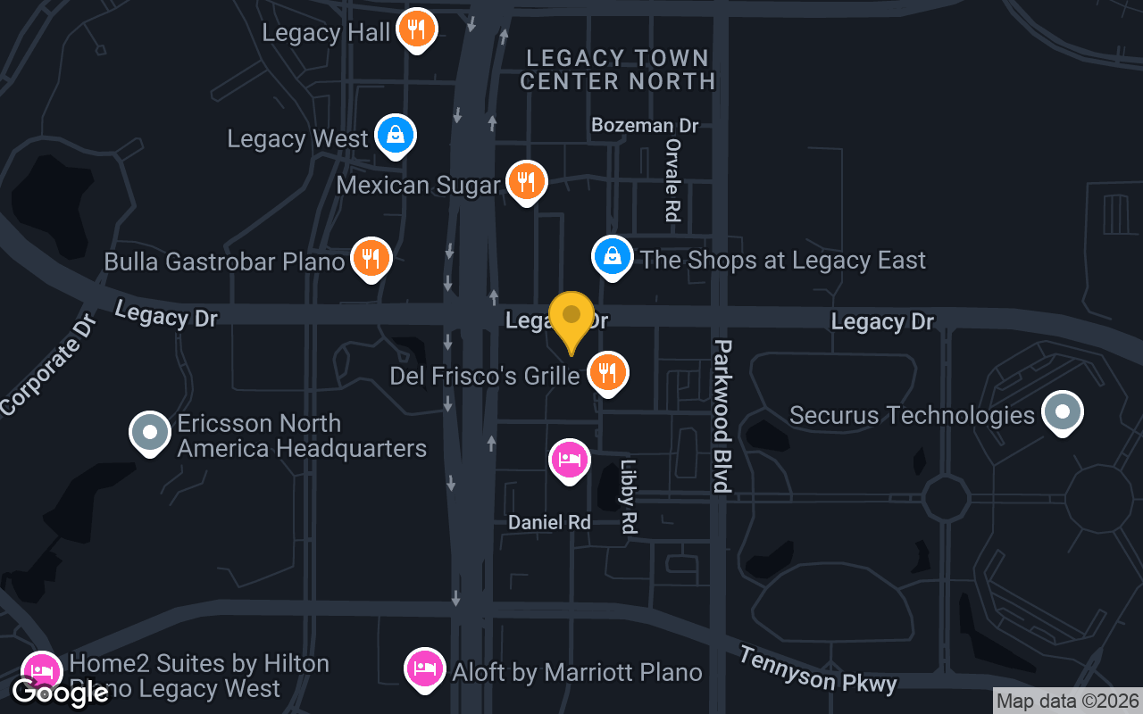 Map of Bottle Rockets Bar