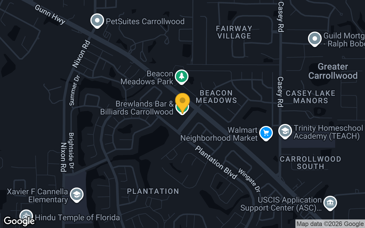 Map of Brewlands Bar & Billiards  Tampa