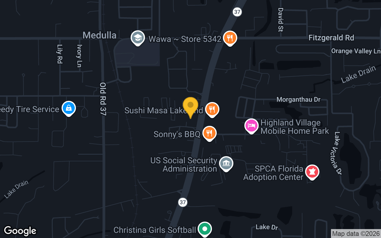 Map of Brewlands Bar & Billiards  Lakeland 2
