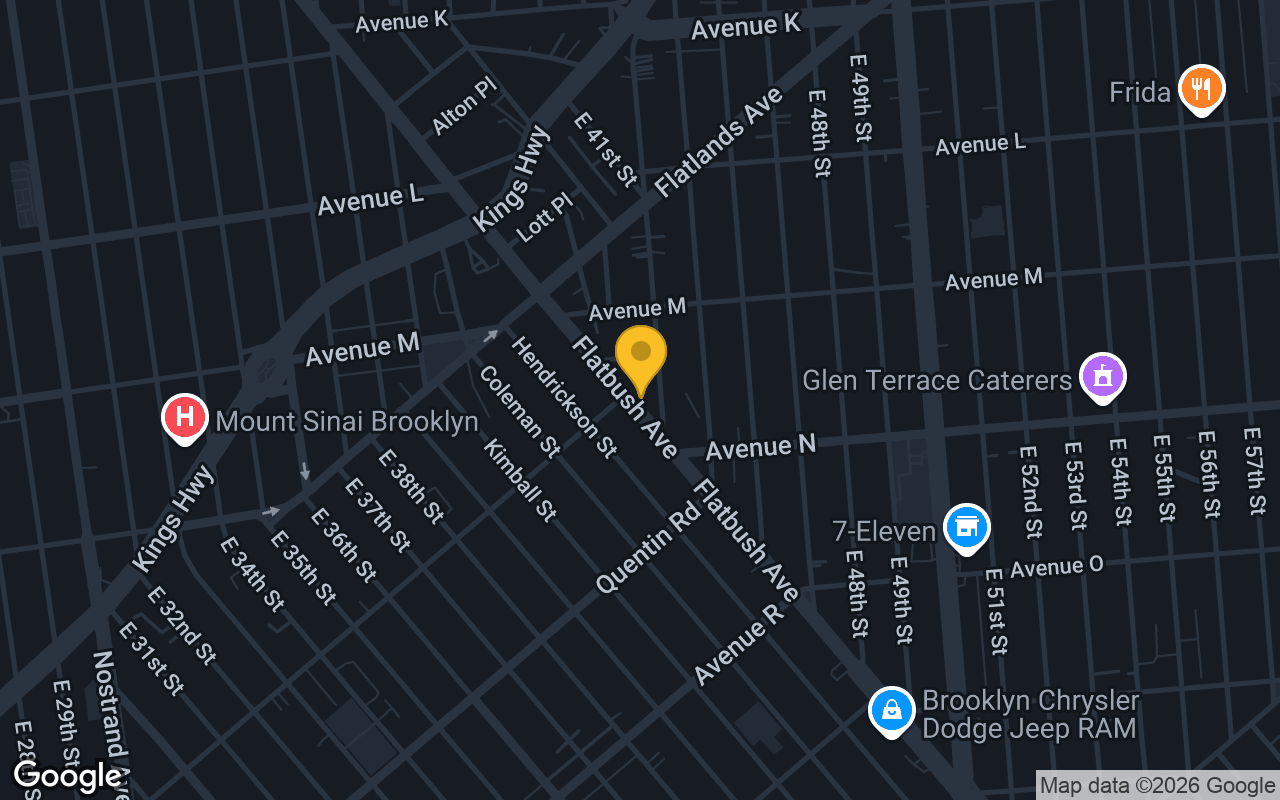Map of Bull's Eye Sports Pub