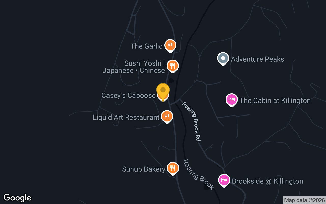 Map of Casey's Caboose
