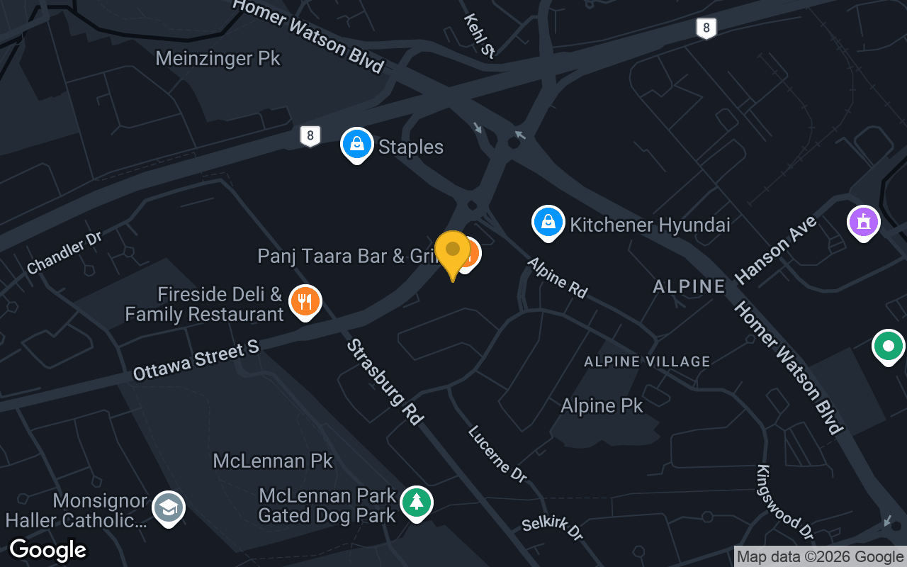 Map of Chicago Pub and Billiards