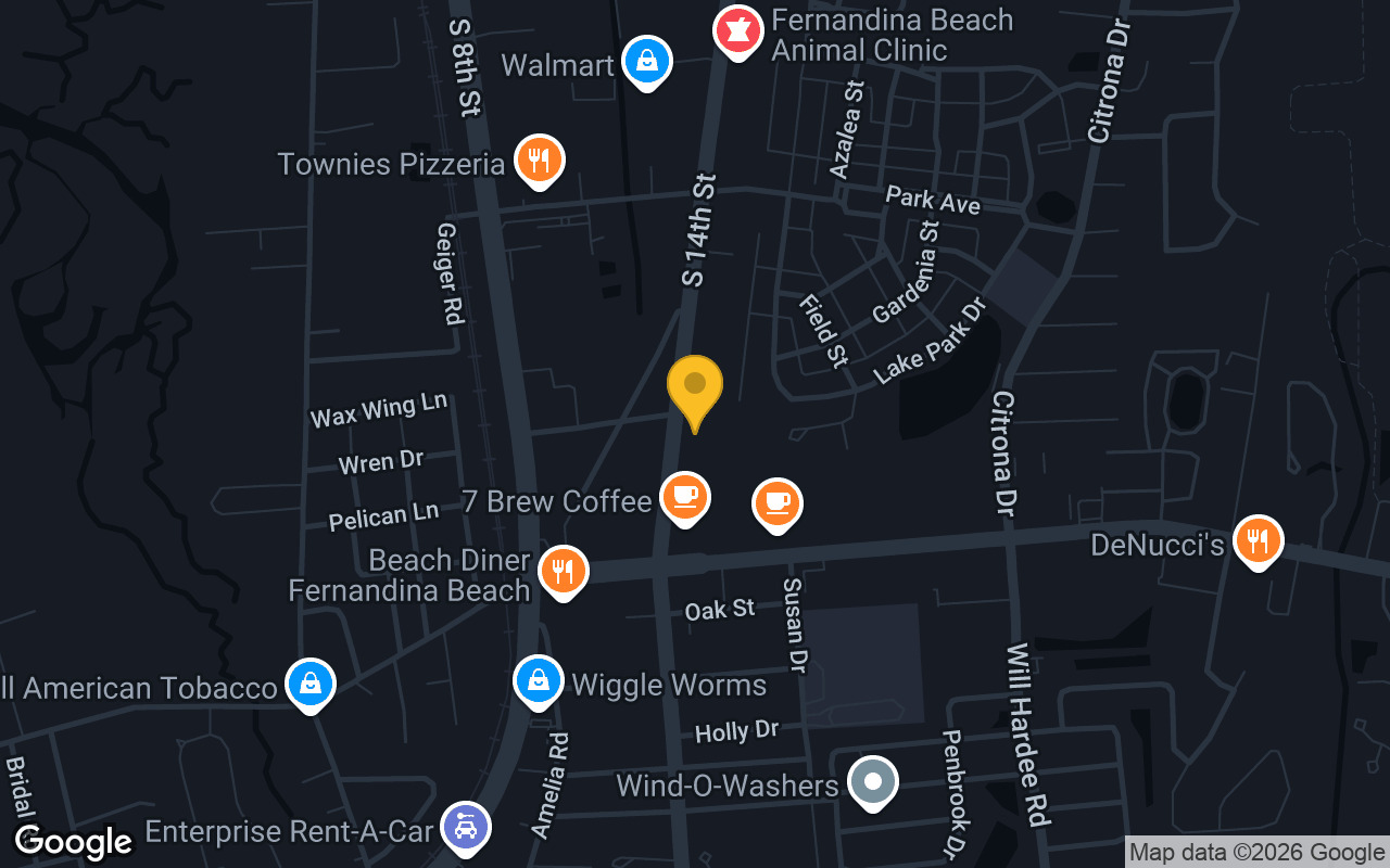 Map of Coastal Pizza