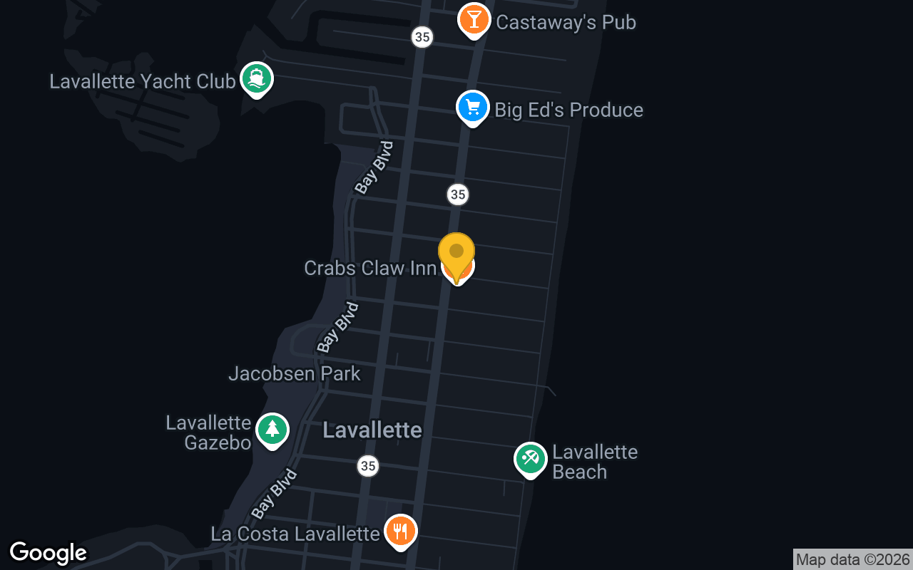 Map of Crab's Claw Inn