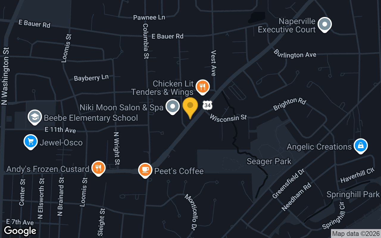 Map of Crosstown Pub & Grill Naperville