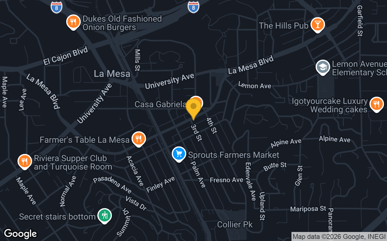 Map of Curbside Eatery and Drinkery