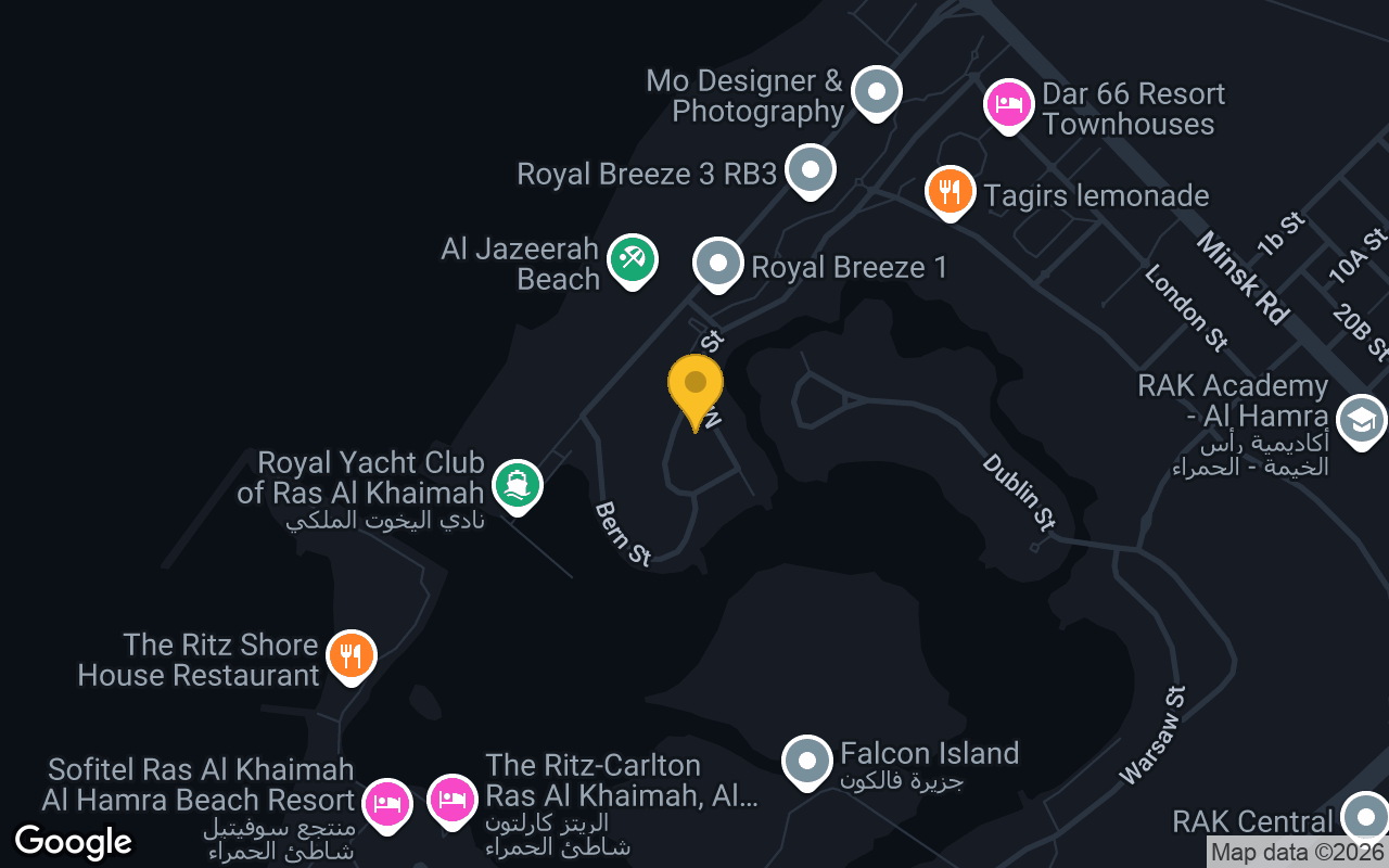 Map of Cyprus Paradise Bar and Grill