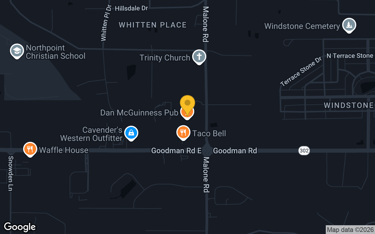 Map of Dan McGuinness Pub