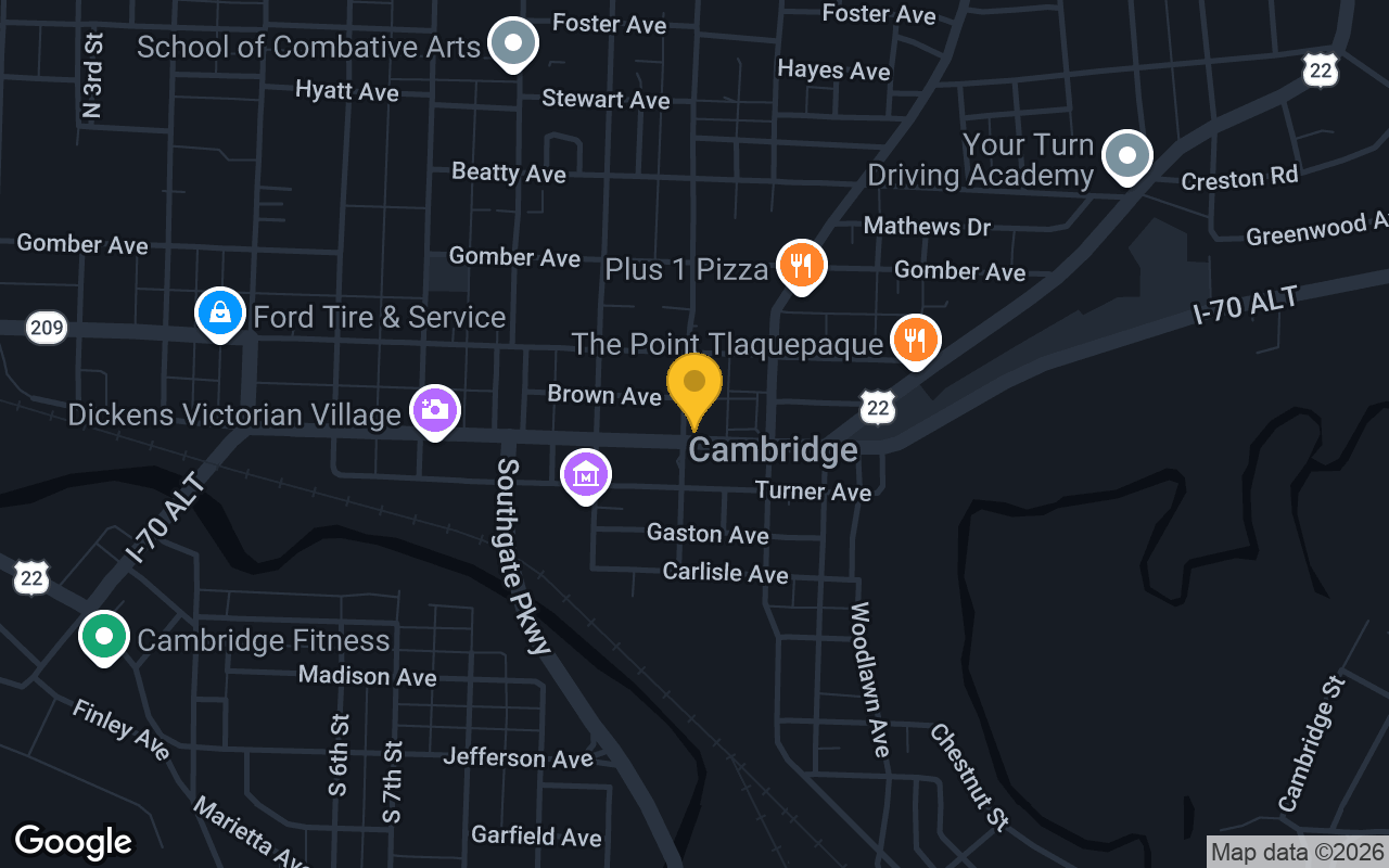 Map of Downtown Arena