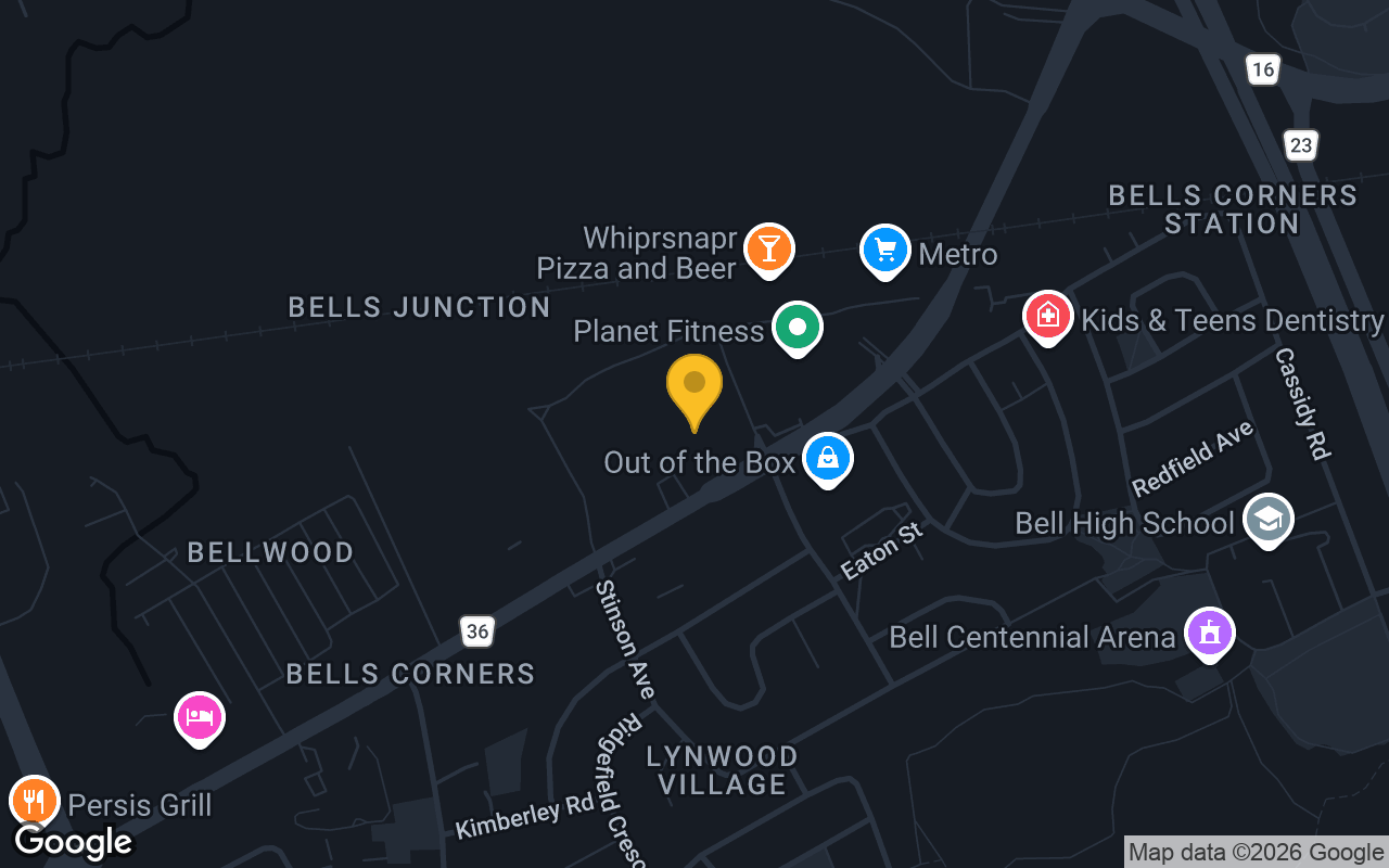 Map of East Side Mario's Nepean