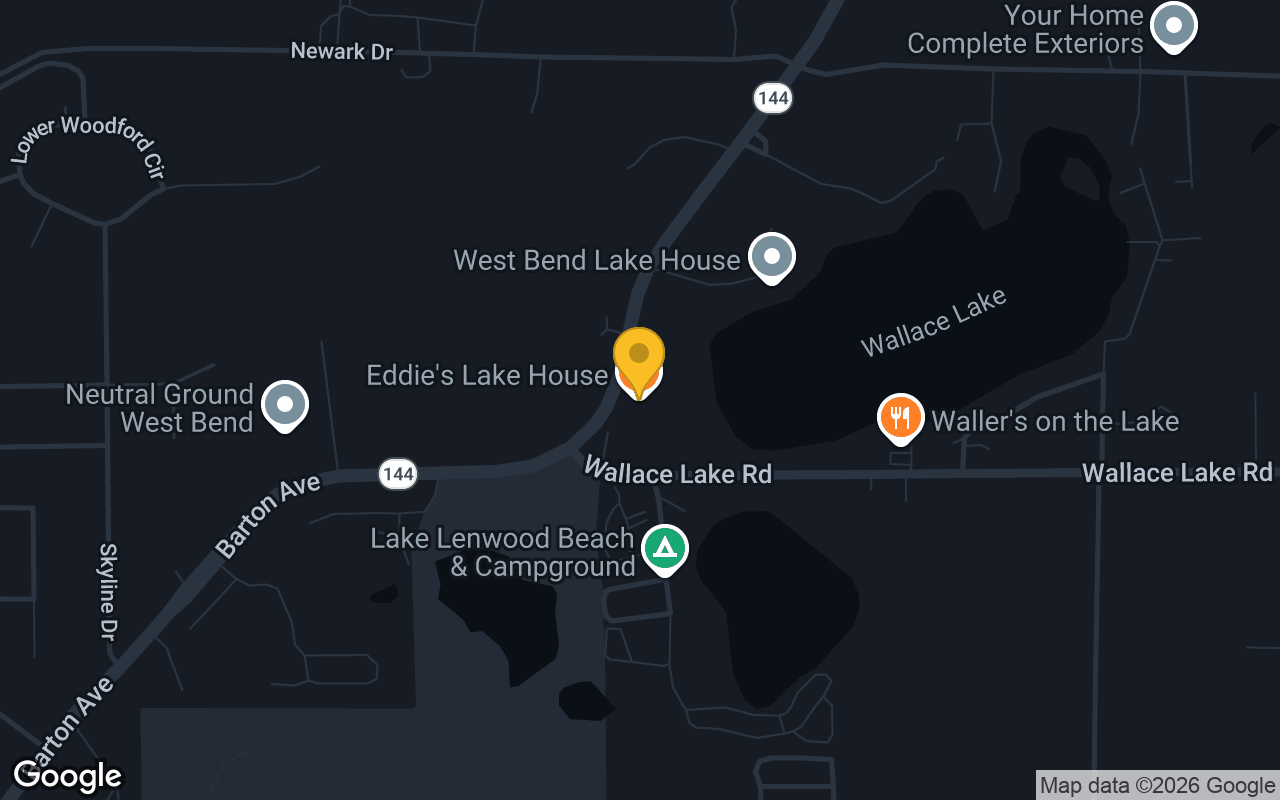 Map of Eddie's Lake House