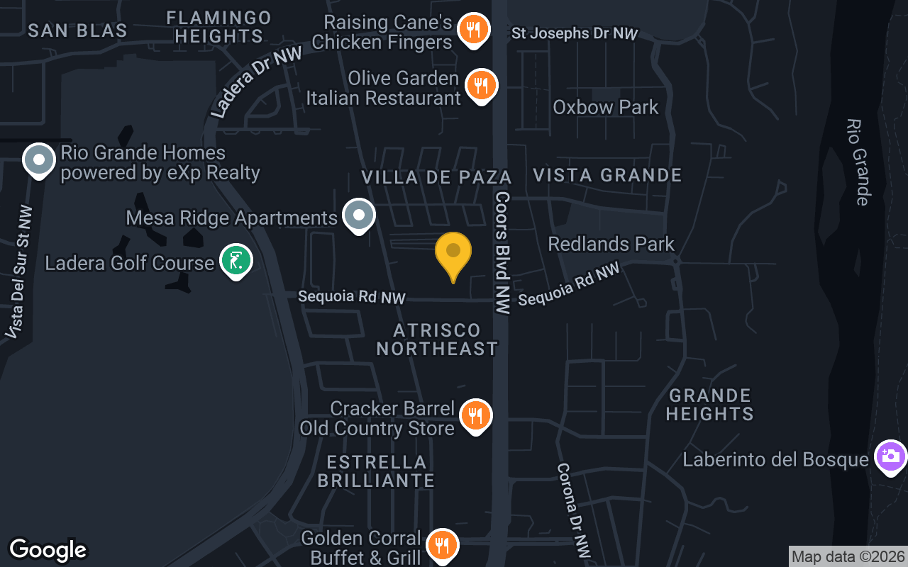 Map of Effingbar and Grill