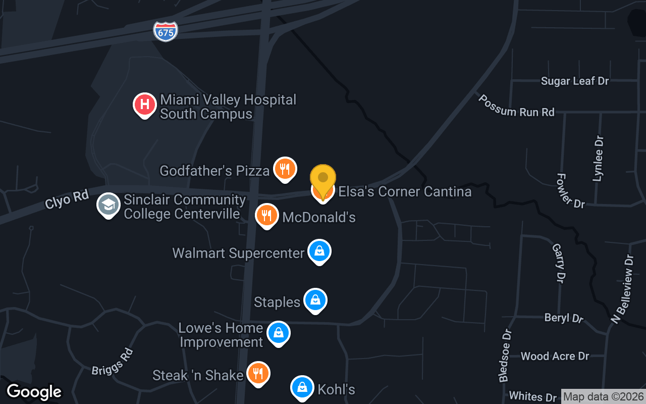 Map of Elsa's Corner Cantina