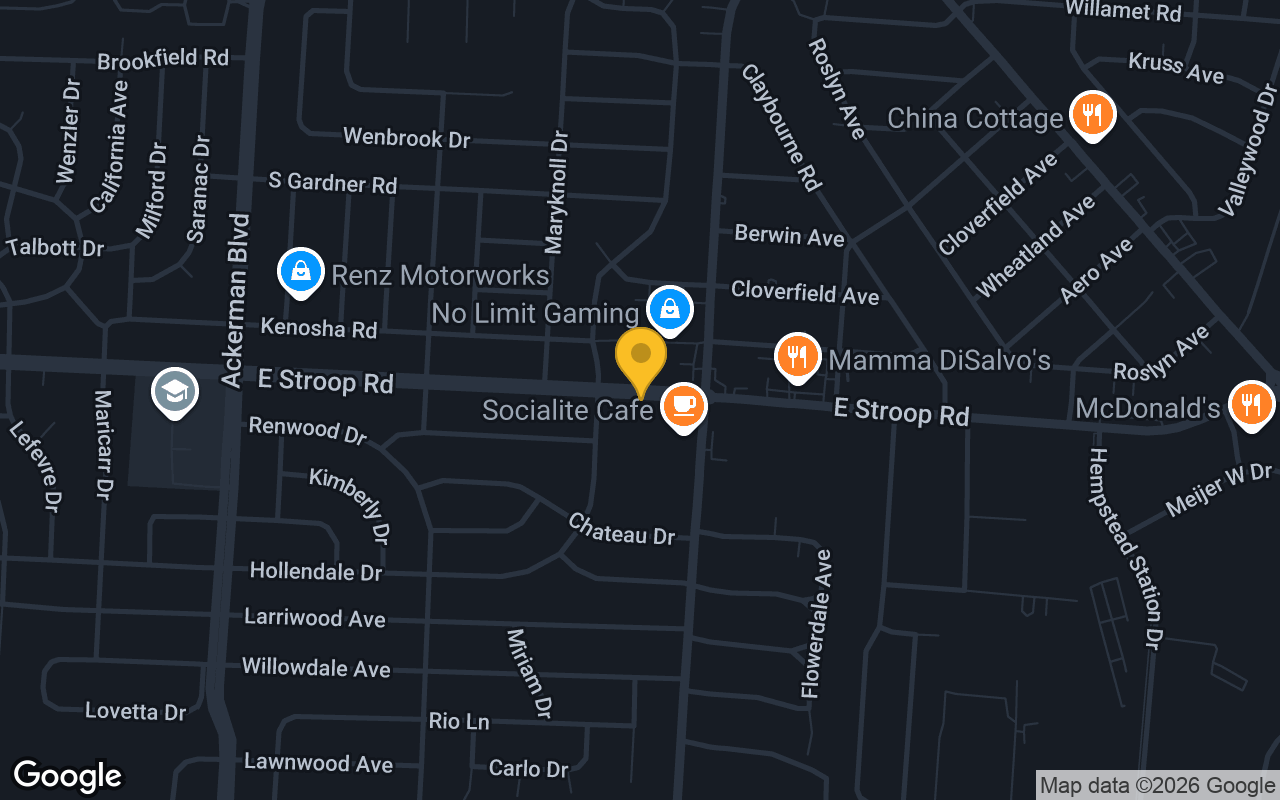 Map of Elsa's Kettering Sports Grill
