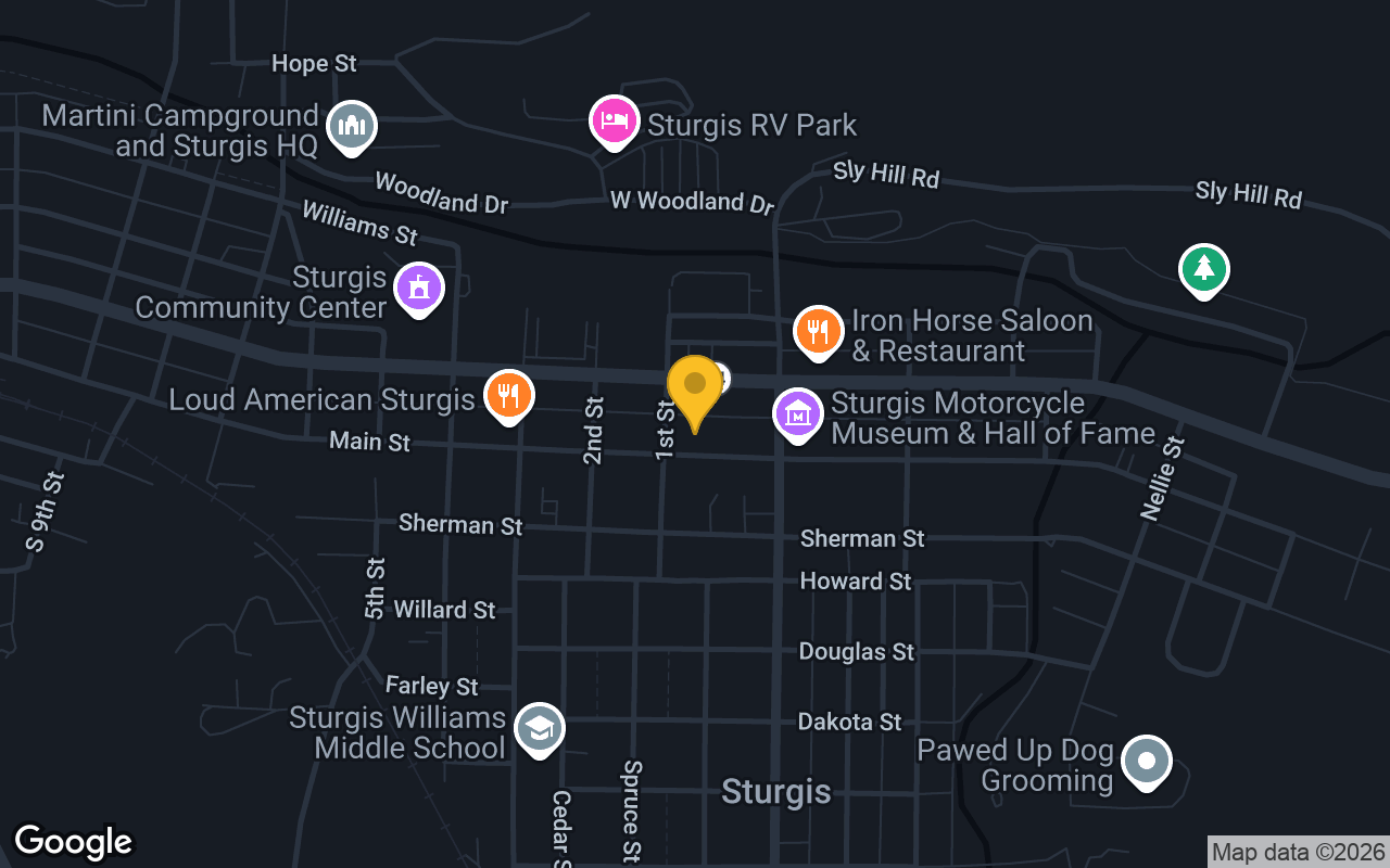 Map of Emma's ice cream emporium