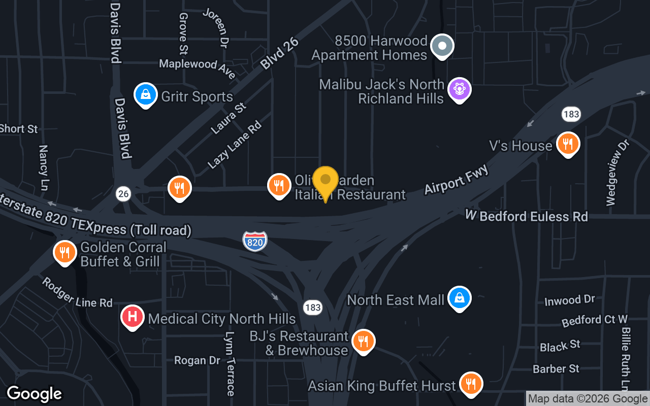 Map of Ernie's Seafood Restaurant